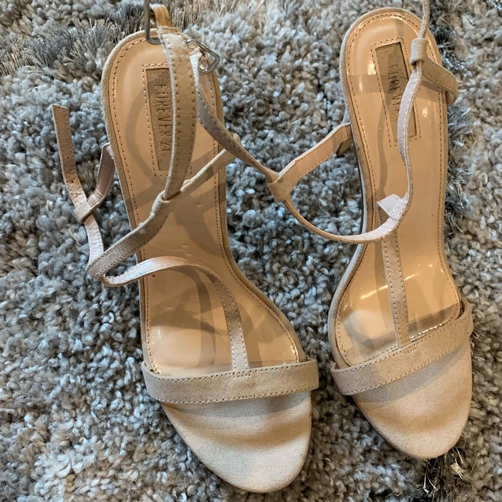 Cream heels